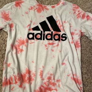 adidas tie dye tshirt!